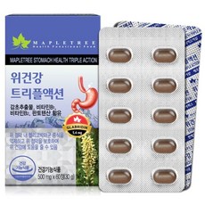 MAPLETREE 光果甘草萃取維生素B1B2泛醇複合錠, 60顆, 1盒