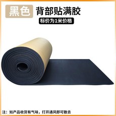 兒童防撞軟包牆墊 泡沫海綿墊, 黑色 活動衝量價 自帶背膠,厚度1.0釐米50cm寬*1米長, 1個