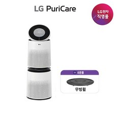 LG 퓨리케어 AI 360 공기청정기 플러스 28형+무빙휠 AS285DWWDM, 상세설명 참조, 없음