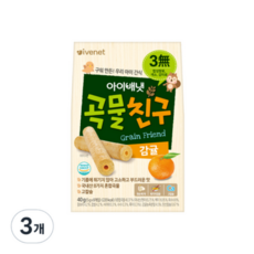 아이배냇 곡물친구, 감귤맛, 40g, 21개