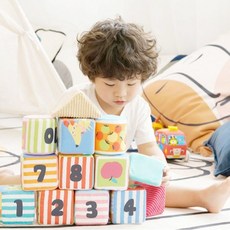 아기블럭 소프트 헝겊블럭 영아블럭 헝겊장난감