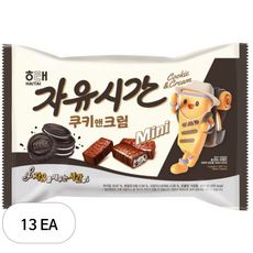 자유시간 쿠키앤크림 미니, 408g, 13개