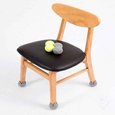 테니스공 의자발커버 의자다리커버, 테니스공발커버1P 연브라운