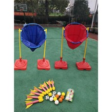물풍선 판 과녁 공 게임 운동장 던지기 축제 운동회 보드, 골대+소프트볼10개+스펀지볼12개+미사일10개, 1개