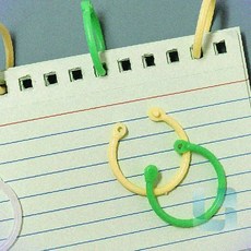 더아이 컬러 오링 L 종이고리 플라스틱제본링 플라스틱버클