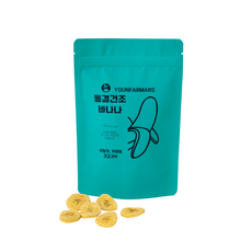무설탕 동결건조 바나나 아이들 간식 간편 과일스낵 프리미엄 동결건조 과일 무첨가 무설탕, 50g, 1개