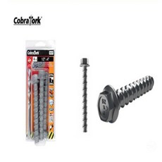 승연이의 추천 스토어 코브라토크 콘크리트 스크류 앵커 982R 1/2x4인치 스크류볼트