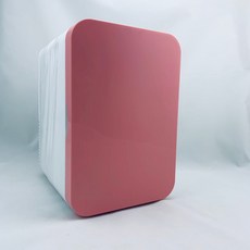 兩用款車用8L大容量迷你小冰箱 冷暖兩用小型冰櫃 保溫冷藏迷你小冰箱宿舍, 玫瑰粉, 1個