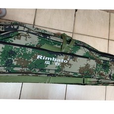 Rimbato 瑞豹 三層釣魚包 大容量釣竿收納袋, 迷彩