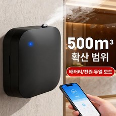 비엘디 자동디퓨저 자동분사방향제 사무실디퓨저, 블랙 단품, 1세트
