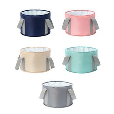 풋워시 접이식 족욕기 소형 각탕기 습식 풋케어, 네이비