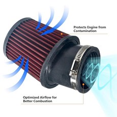 고카트 미니바이크용 MSCP 고성능 에어필터 인테이크 키트 6.5HP 혼다 클론 GX160 GX200 프레데터 212cc 엔진, 1개