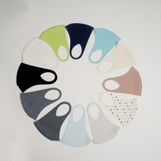 안티바 무봉제 쿨 매쉬 블랙 외 11종 호흡 귀 편한 빨아쓰는 다회용 재사용 세탁 UV자외선차단 기능성 운동용 입체 국산 톤업 컬러 연예인 패션 마스크 소형/중형/대형/특대형
