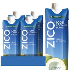 지코 100% 코코넛 water 무가당 상쾌하게 맛있는 Zico 100% Coconut Water No added Sugar Refreshingly Delicious H