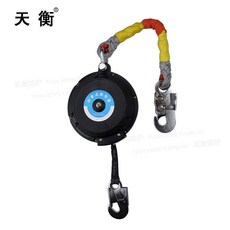 織帶式防墜器5m/10m/20m，150公斤級高空伸縮式輕巧型防墜器，防墜落裝置，高空作業安全防護, 【織帶式20m】, 1個