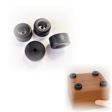 오디오 전축 우퍼 스피커 컴프레샤 진동 소음 방진 방음 고무 받침대 거치대 논슬립 고무발 패드