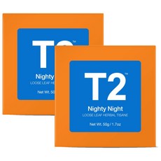 호주 티투 나이티 나이트 허브차 잎차 T2 Nighty Night Loose Leaf, 50g, 2개, 1개입