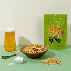 바다소리 저칼로리간식 맥주안주 바삭한 황태스낵 델리황 오리지널맛 30g x 3봉