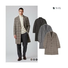 [닉스(NIX)] [NIX]남) 울혼방 세미오버핏 싱글 코트(FNPWCCO101P)