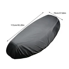 오토바이 시트 커버 방수 호환 용품 유연한 안장 블랙 태양 보호 단열 쿠션, 05 Black 2XL