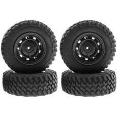 RC 카 모델과 호환 가능 MN99S MN D91 D96 D99 MN90 MN98 4개 75mm 타이어 휠 112 스케일 애프터마켓, RC 카 모델과 호환 가능 MN99S MN D91 D9