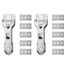 스크래퍼 인덕션 2세트 칼날 포함 인덕션클리너 하이라이트청소칼 그리들 전기레인지 주방, 2개