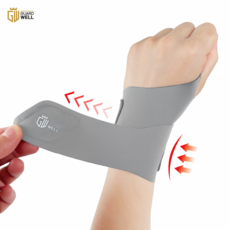 가드웰 초슬림 초경량 손목보호대, 그레이, 1개