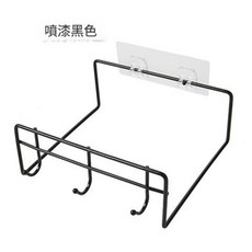 無痕免打孔洗手盤架 噴漆白色, 黑色, 1套