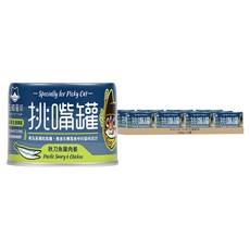 汪喵星球 挑嘴貓無膠主食罐 98%鮮肉 台灣製造, 秋刀魚雞肉, 165g, 12罐