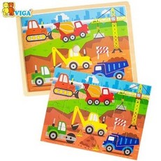 24피스퍼즐 중장비 역할놀이 소꿉놀이 학습교구mi-8+1uyY