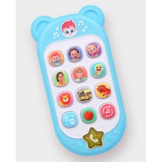 전화기 스마트폰 멜로디 아기용전화기 통화 전화기놀이 유아용장난감 터, 1개, 혼합색상