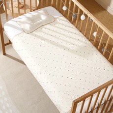 DFMEI 隔尿墊a類可水洗大尺寸牀單新生兒寶寶防水透氣純棉姨媽墊生理期, 1個, 圓點
