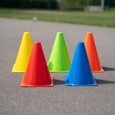 K잇 훈련용 트레이닝 칼라콘 23cm 축구훈련용품