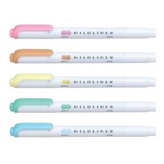 제브라 마일드 라이너 형광펜, 버밀리온, 1개