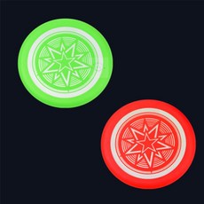 제주뿅샵 말랑말랑 야광 원반 간편한운동용품, 그린