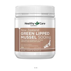 헬씨케어 뉴질랜드 초록입홍합 500mg-초록홍합 오일 관절튼튼 부모님선물 250캡슐, 1개, 150정