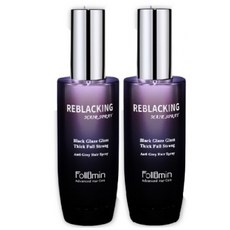 藥局 髮利明 黑釉亮髮根賦活噴劑 60ml/瓶, 1個, 兩入優惠組, 60ml