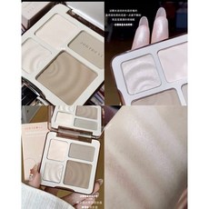 Judydoll橘朵高光修容一體盤綜合盤，啞光自然提亮立體陰影鼻影，高顏值, 01波影盤, 1個