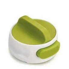 新款不鏽鋼多功能旋轉開罐器 簡易手動開瓶器 廚房工具, 1個, 綠色圓形旋轉開罐器 一個裝