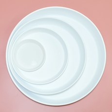 [베베비치]다용도트레이 4종세트 대형 시니어 미술 플레이 화분받침, 화이트 4종세트, 1개