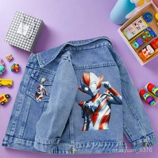 中大童兒童牛中厚仔外套2025春秋爆款奧特曼卡通帥氣百搭秋季上衣 EBXE