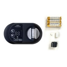 超能玩工 瓦斯爐定時器 自動關火 瓦斯安全 瓦斯計時器, 1個, 定時關火器【左側】有送電池