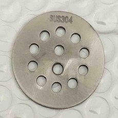 304不鏽鋼加厚型防頭髮過濾網地漏蓋, 地漏蓋3釐米圓形