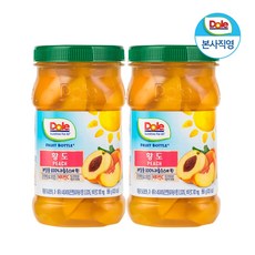 Dole 후룻바틀 3종 666g 2개 - 파인애플 망고 복숭아, 복숭아 2개