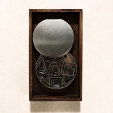 喚 HUAN 不銹鋼蛋糕模具 餅乾模具組 圓形 12入/24入, 1個, 24入 造型模具 不銹鋼原色