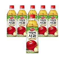 과일촌 아침에 사과, 500ml, 1개