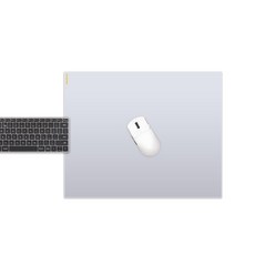 GOGOFREE 강화유리 마우스패드 게이밍 마우스 패드 A-420x480mm, 1개, A-실버