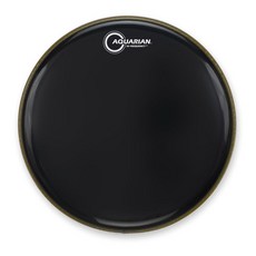아쿠아리안 드럼헤드 HF18BK 고주파 18인치 블랙 드럼헤드 광택, Black, 18 Inch, Bass Drum