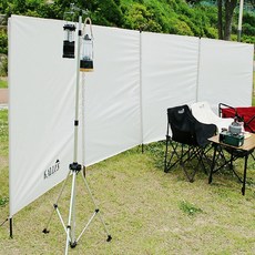 캠핑 차박 윈드스크린 사생활보호 텐트 바람막이 가림막 각도조절 타프 스크린 그늘막 5단, 5면윈드스크린(블랙)