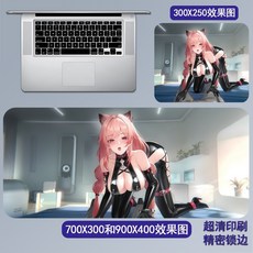 스노우 브레이크 포비든 존 마우스패드 키보드 장패드 두께 4mm, B, 250x300mm